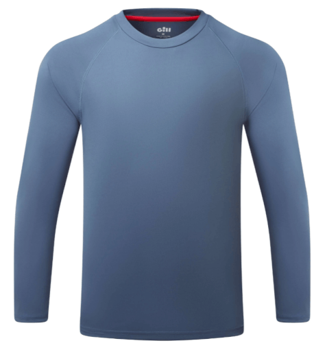 Gill UV011 Men UV Tec Long Sleeve T-shirt storm blue