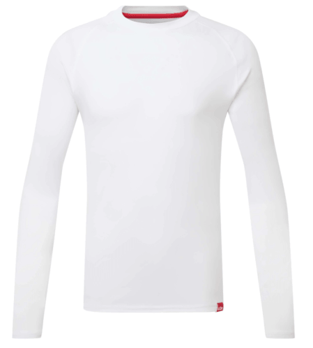 Gill UV011J Junior UV Tec Long Sleeve Tee white