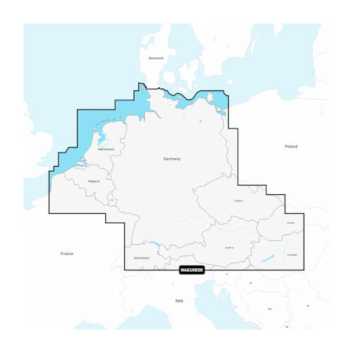 Navionics+ NAEU082R MSD Benelux, Duitsland